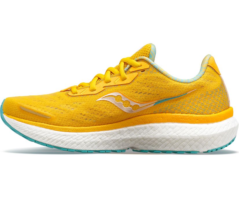 Saucony Bottomless Love Triumph 19 Kadın Koşu Ayakkabısı Sarı | WOSHU4W