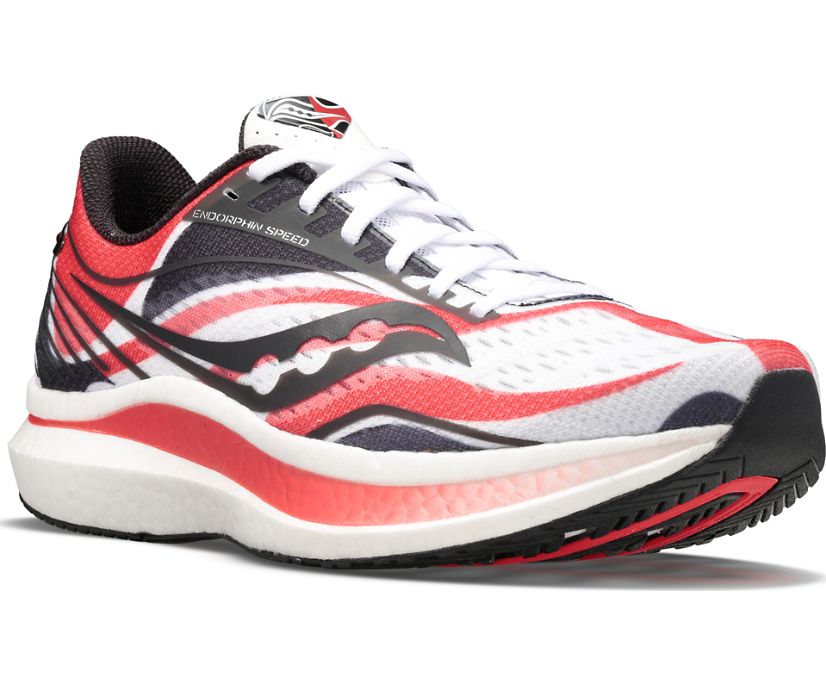 Saucony Chengdu Endorphin Speed Erkek Koşu Ayakkabısı Beyaz Kırmızı | 35M0SII