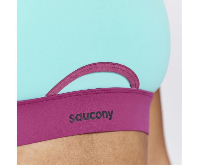 Saucony Dash Bra Top Kadın Sütyen Nane | UP04JD7