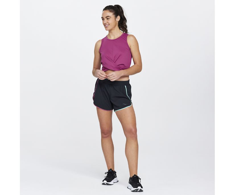 Saucony Dash Crop Top Kadın Üstler Pembe | OGRBQ58