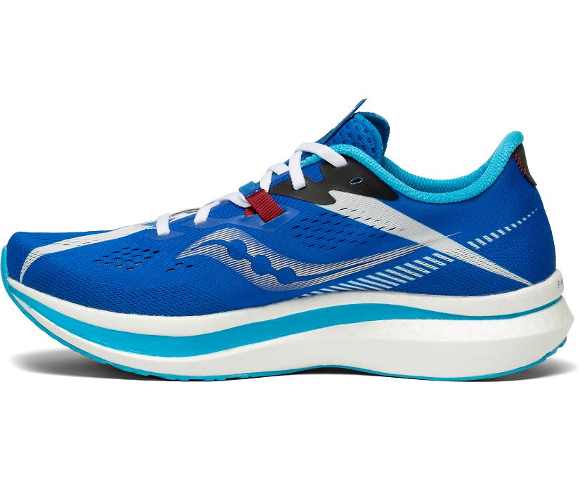 Saucony Endorphin Pro 2 Erkek Koşu Ayakkabısı Kraliyet Mavisi Beyaz | F9058FW