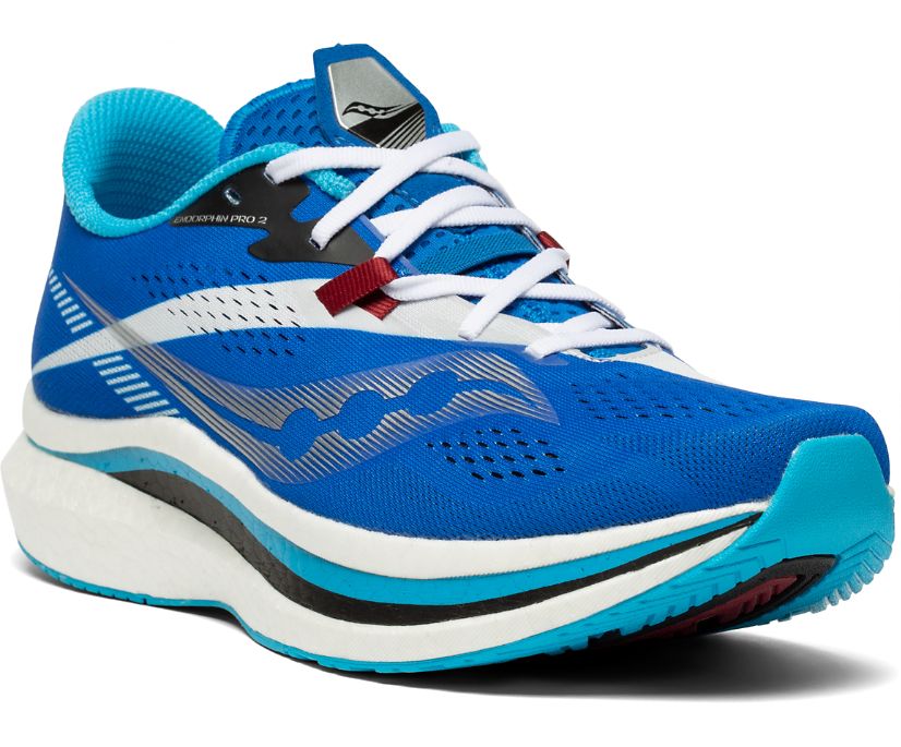 Saucony Endorphin Pro 2 Erkek Koşu Ayakkabısı Kraliyet Mavisi Beyaz | F9058FW