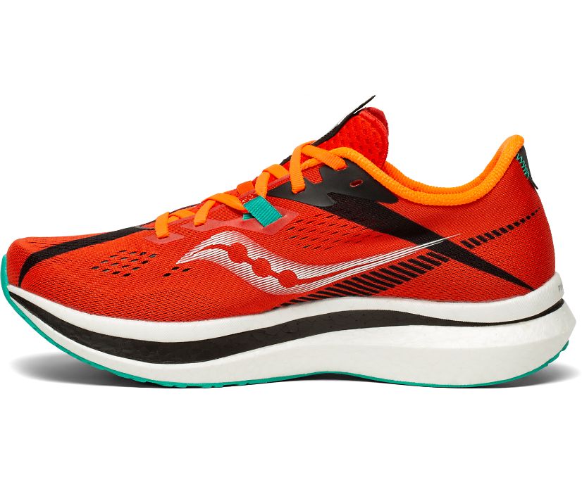 Saucony Endorphin Pro 2 Erkek Koşu Ayakkabısı Kırmızı Siyah | M1MMZ9J