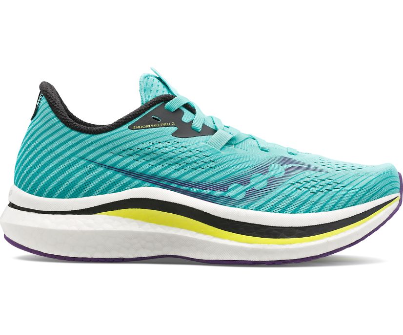 Saucony Endorphin Pro 2 Kadın Koşu Ayakkabısı Nane Mor | IJUYX33