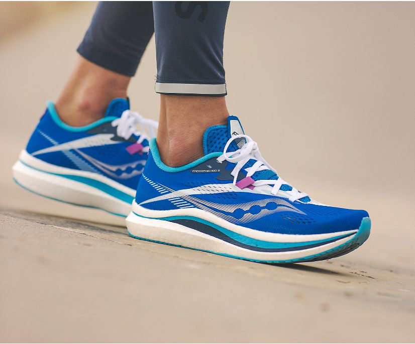 Saucony Endorphin Pro 2 Kadın Koşu Ayakkabısı Kraliyet Mavisi Beyaz | NKVKYVI