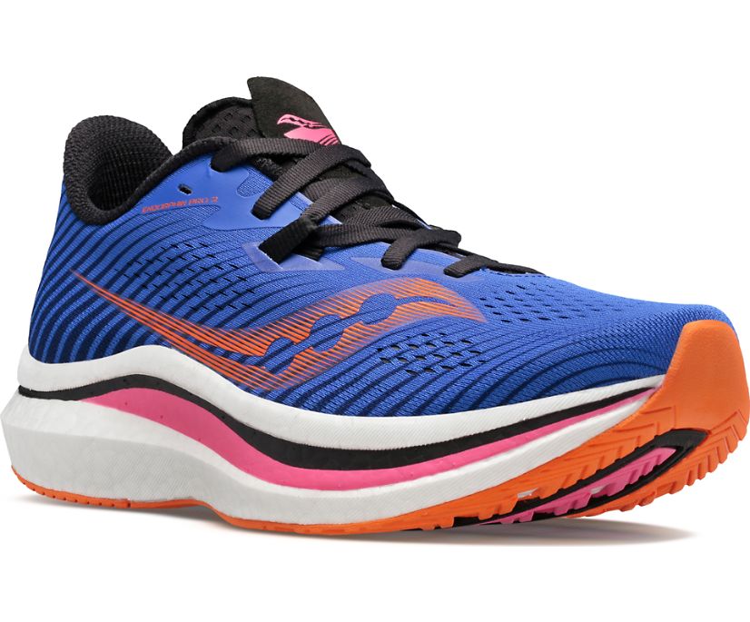 Saucony Endorphin Pro 2 Kadın Koşu Ayakkabısı Mavi Turuncu | XH75T0L