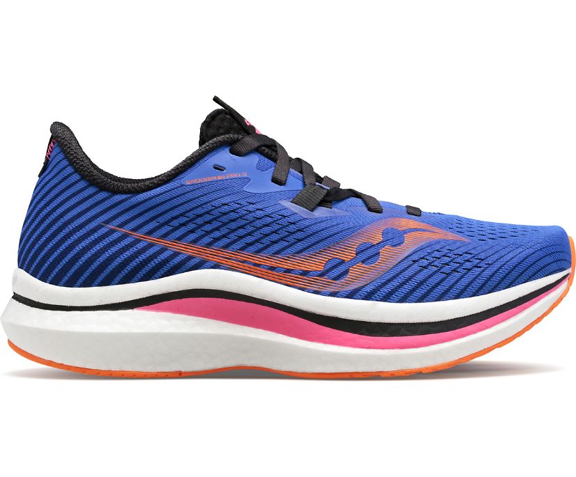 Saucony Endorphin Pro 2 Kadın Koşu Ayakkabısı Mavi Turuncu | XH75T0L