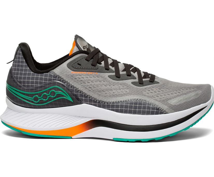 Saucony Endorphin Shift 2 Erkek Koşu Ayakkabısı Gri Yeşil | YVWZ7T4