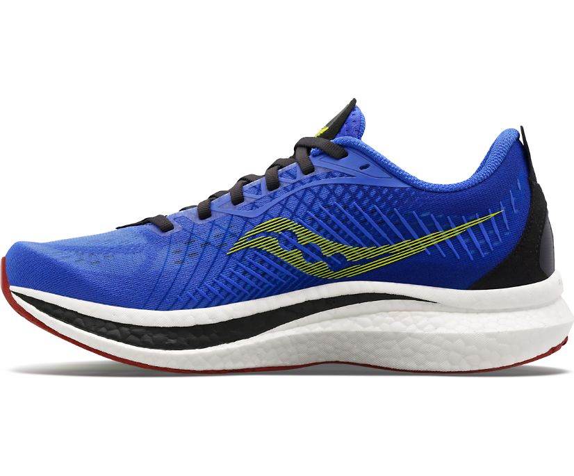 Saucony Endorphin Speed 2 Erkek Koşu Ayakkabısı Mavi Sarı | EEABM3E