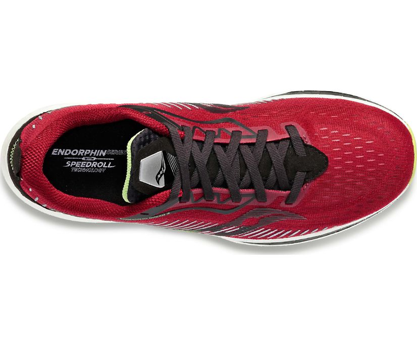 Saucony Endorphin Speed 2 Erkek Koşu Ayakkabısı Kırmızı Açık Yeşil | J51U9ZL