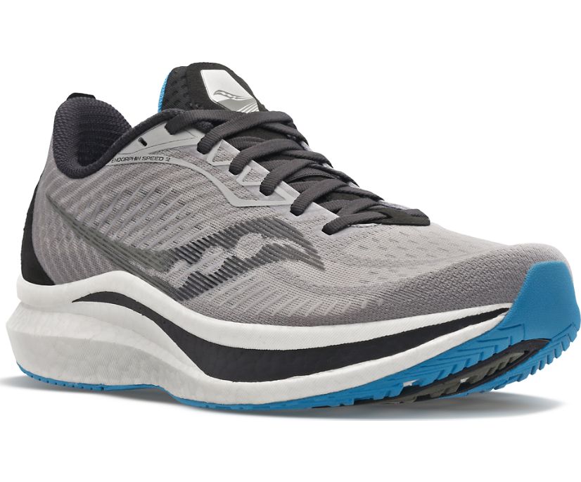 Saucony Endorphin Speed 2 Erkek Koşu Ayakkabısı Gri Mavi | V405EMP