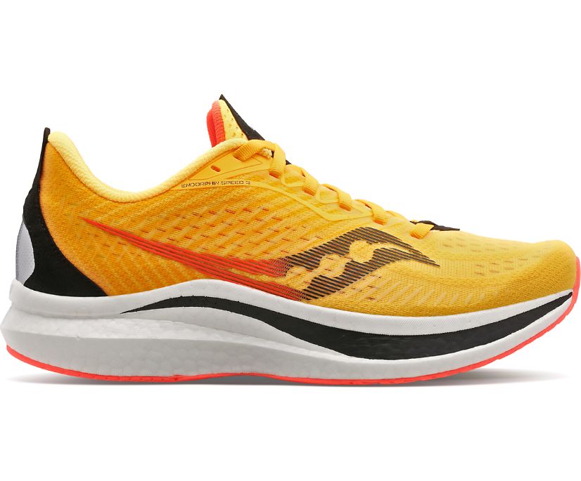 Saucony Endorphin Speed 2 Kadın Koşu Ayakkabısı Altın Kırmızı | JSPRWB5