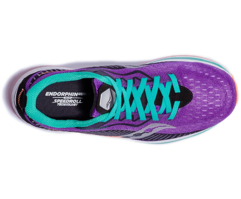 Saucony Endorphin Speed 2 Kadın Koşu Ayakkabısı Mor Yeşil | WIFLL6I