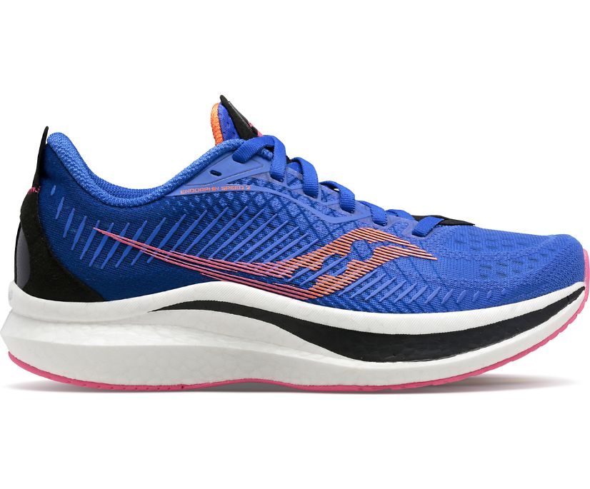 Saucony Endorphin Speed 2 Kadın Koşu Ayakkabısı Mavi Turuncu | YXQ059E