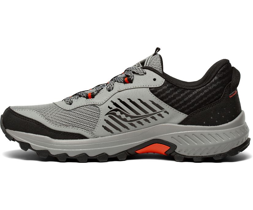 Saucony Excursion TR15 Erkek Yürüyüş Ayakkabısı Gri Kırmızı | KLSXESA