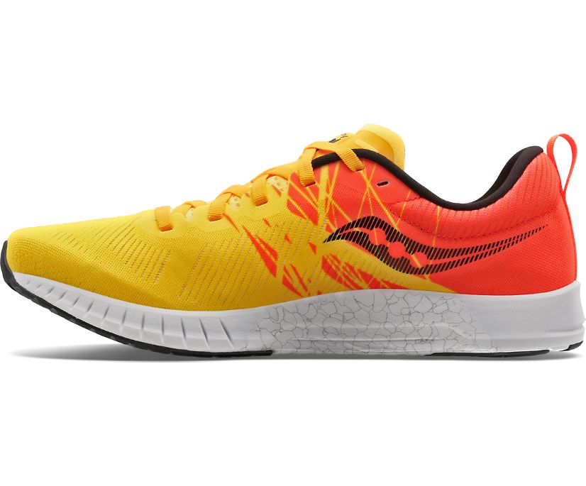 Saucony Fastwitch 9 Erkek Koşu Ayakkabısı Altın Kırmızı | 9ITG2ZF