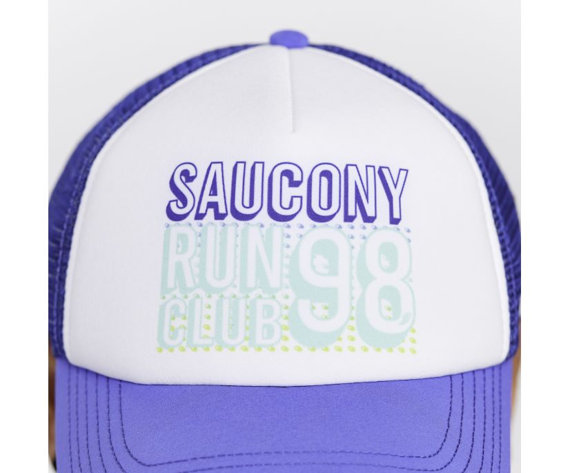 Saucony Foamie Trucker Hat Erkek Şapkalar Mavi | QFHS59Q