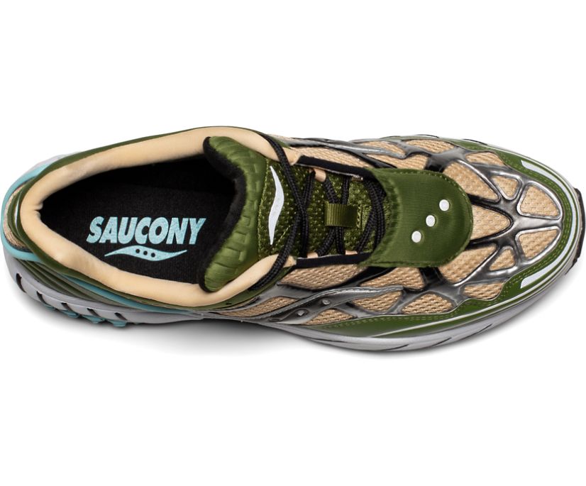 Saucony Grid Web Erkek Ayakkabı Kahverengi Siyah Mavi | ERZR51K