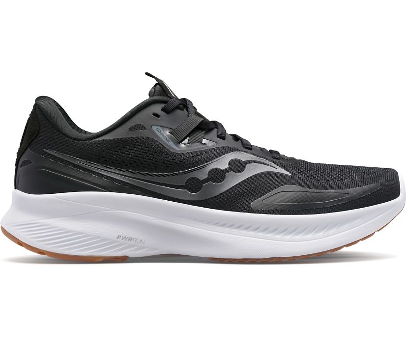 Saucony Guide 15 Erkek Koşu Ayakkabısı Siyah Gümüş | XCXS5XU