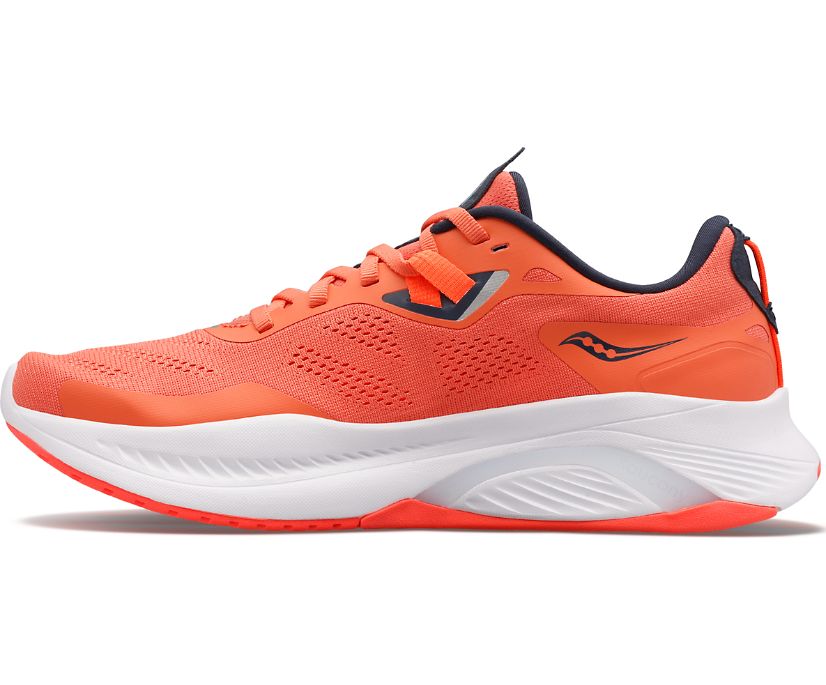 Saucony Guide 15 Geniş Kadın Koşu Ayakkabısı Mercan Siyah | HQYYIN3