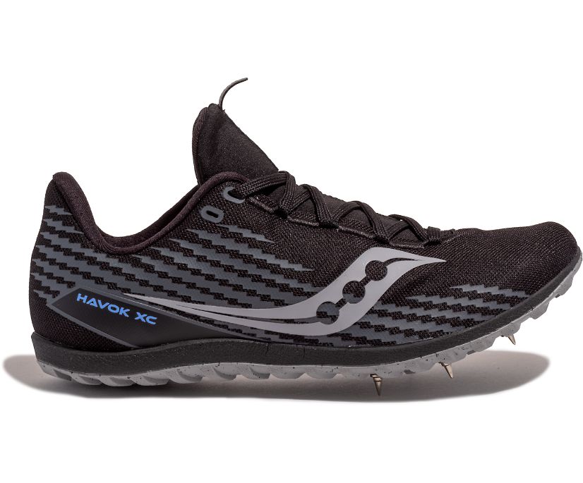 Saucony Havok XC 3 Düz Kadın Koşu Ayakkabısı Siyah | WZSJ8LQ