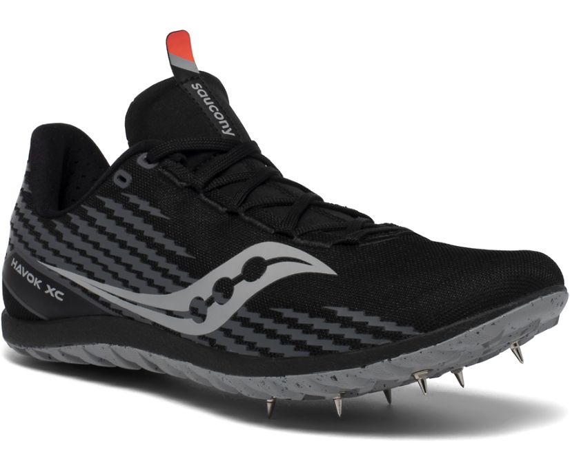 Saucony Havok XC 3 Spike Erkek Koşu Ayakkabısı Siyah | QTZRXI3