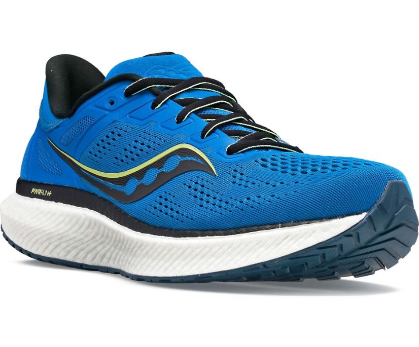 Saucony Hurricane 23 Erkek Koşu Ayakkabısı Kraliyet Mavisi Koyu Yeşil Açık Yeşil | G0UZED0