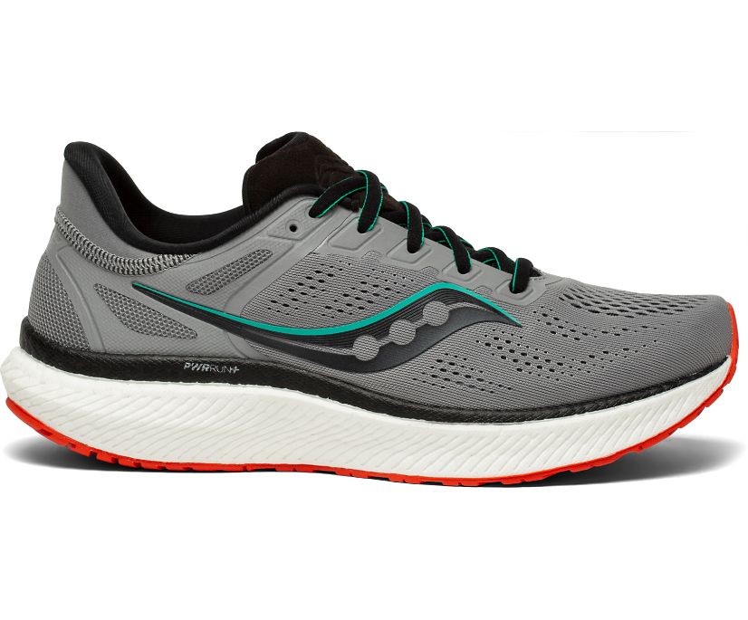 Saucony Hurricane 23 Erkek Koşu Ayakkabısı Gri Kırmızı | TIYAUN7