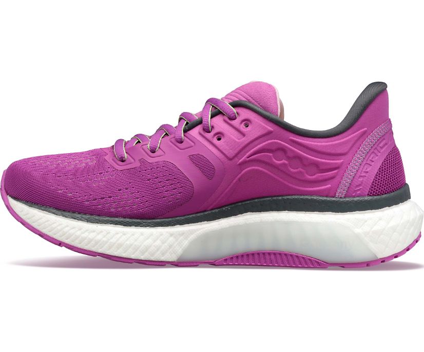 Saucony Hurricane 23 Kadın Koşu Ayakkabısı Mor Sarı | N2UH5RR