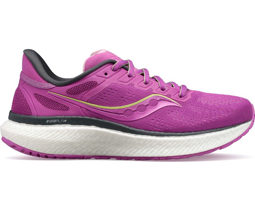 Saucony Hurricane 23 Kadın Koşu Ayakkabısı Mor Sarı | N2UH5RR