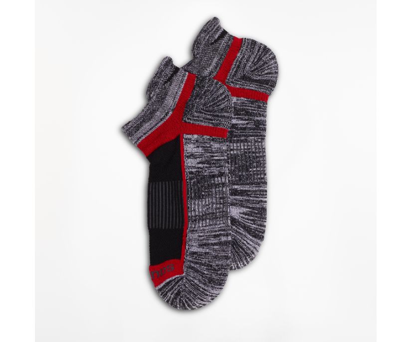 Saucony Inferno No Show Tab 3-Pack Socks Erkek Çorap Siyah Gri | 4Z5P449