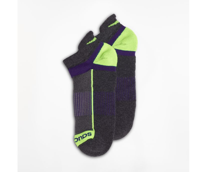 Saucony Inferno No Show Tab 3-Pack Socks Kadın Çorap Koyu Gri | GUX8FY5