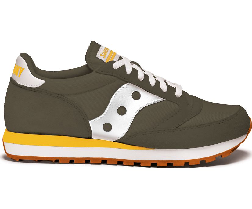 Saucony Jazz 81 Erkek Ayakkabı Zeytin Yeşili Beyaz Sarı | QWBKD8L