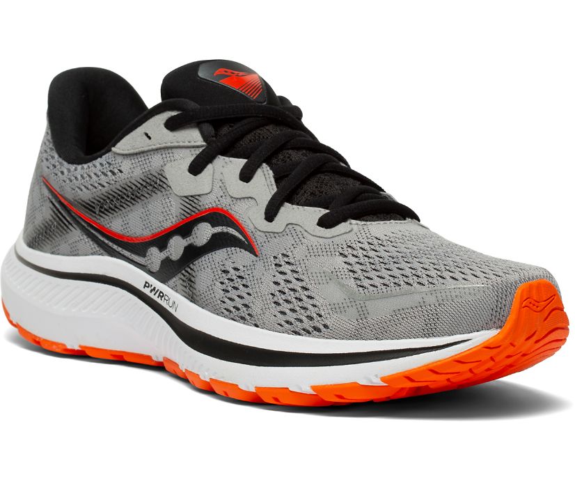 Saucony Omni 20 Erkek Koşu Ayakkabısı Gri Kırmızı | PSYN05H