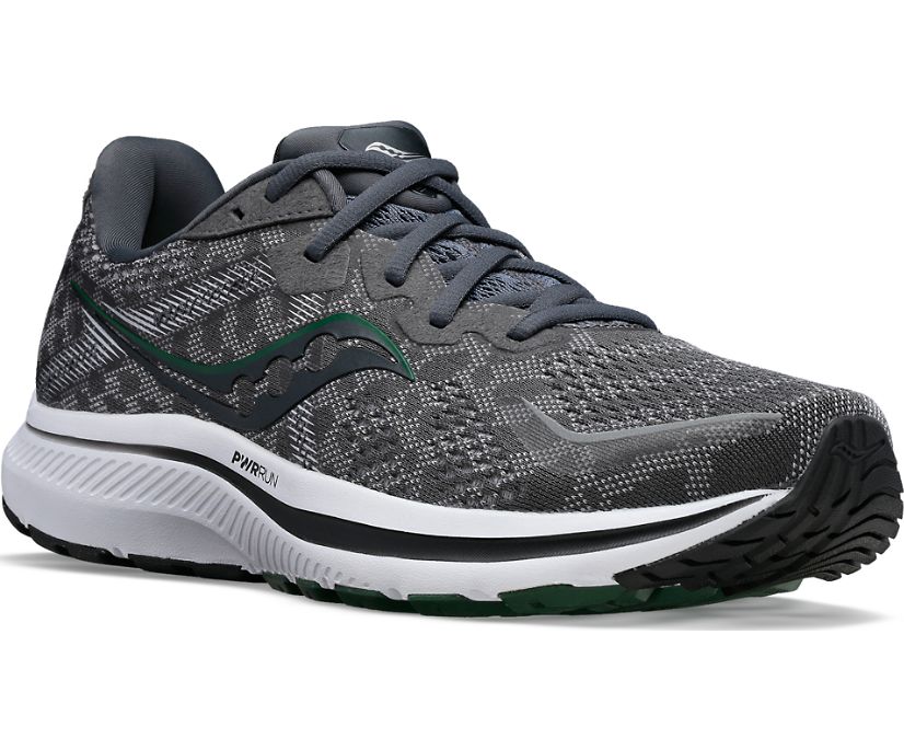 Saucony Omni 20 Erkek Koşu Ayakkabısı Koyu Gri Yeşil | A4PZURX