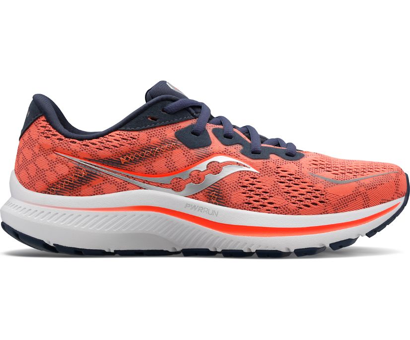 Saucony Omni 20 Kadın Koşu Ayakkabısı Mercan Siyah | CSFWSN0