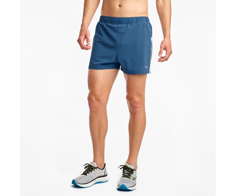 Saucony Outpace 3\' Kısa Erkek Pantolon Mavi | 5DM6W3W