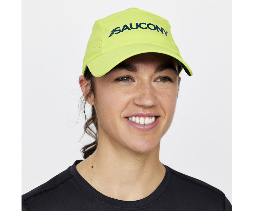 Saucony Outpace Hat Erkek Şapkalar Açık Yeşil | CYMVZ23