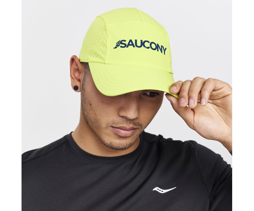 Saucony Outpace Hat Erkek Şapkalar Açık Yeşil | CYMVZ23