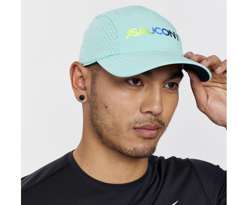 Saucony Outpace Hat Erkek Şapkalar Nane | 9F7AXIQ