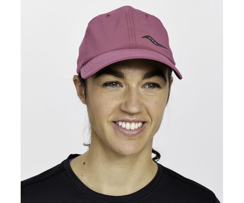 Saucony Outpace Petite Hat Kadın Şapkalar Pembe | LW28WRF