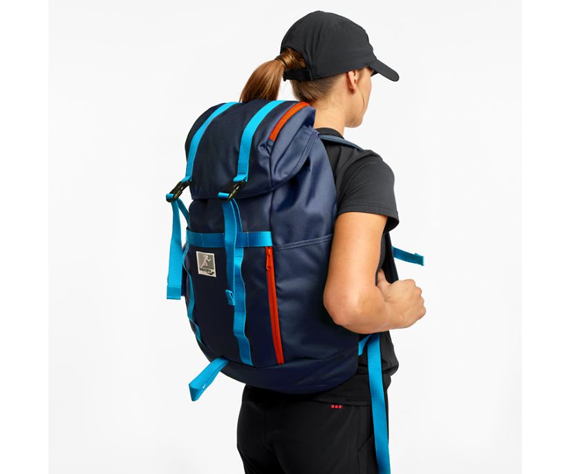 Saucony Overhaul Backpack Kadın Çanta & Sırt Çantası Gri Mavi | UKWC90W