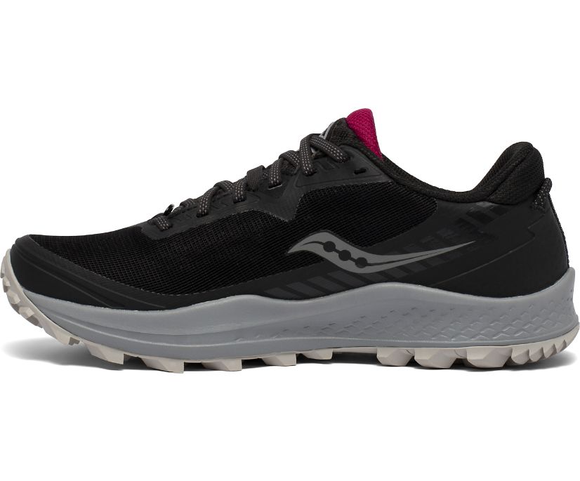 Saucony Peregrine 11 GTX Kadın Koşu Ayakkabısı Siyah Kırmızı | UDDTL4S