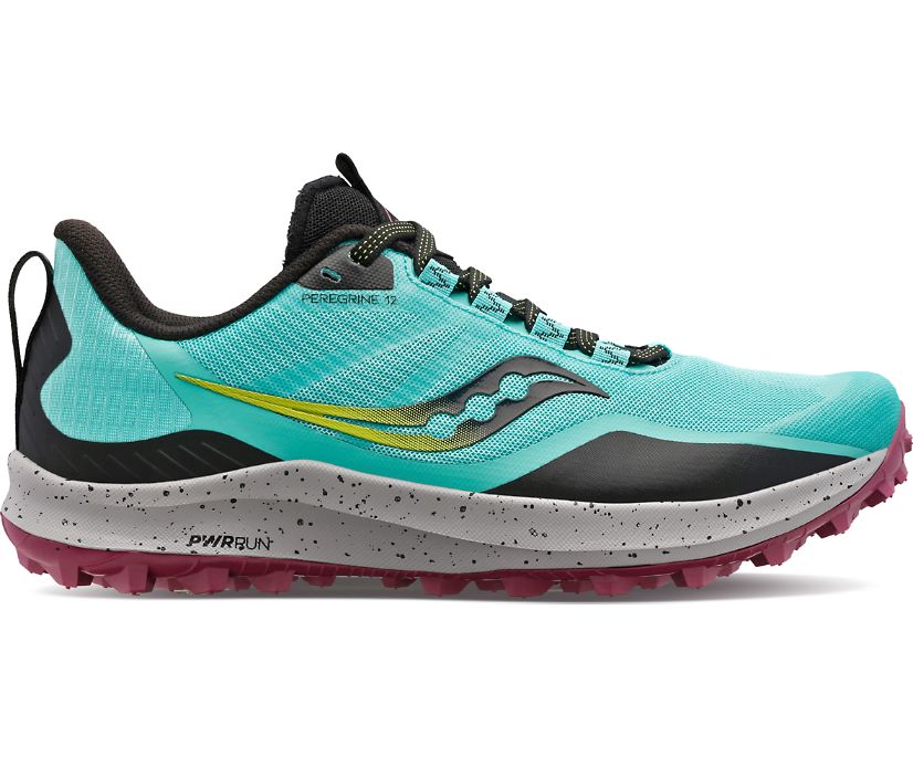 Saucony Peregrine 12 Kadın Yürüyüş Ayakkabısı Nane Mor | 5EPYM0T