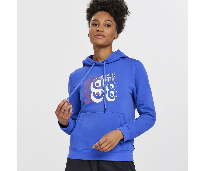 Saucony Rested Hoodie Kadın Üstler Mavi | HSCJWJ7