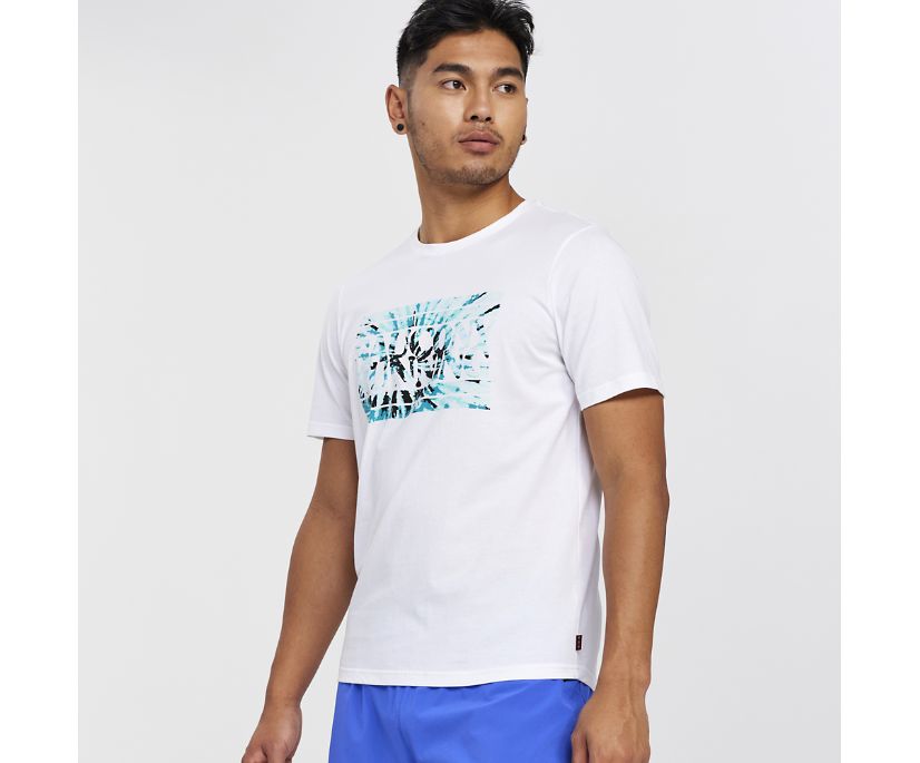 Saucony Rested T-Shirt Erkek Üstler Beyaz | QLF82LF