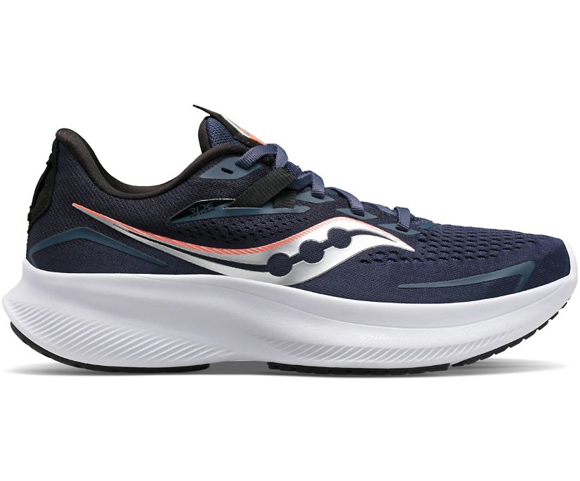 Saucony Ride 15 Kadın Koşu Ayakkabısı Lacivert Gümüş | 3GGEY47