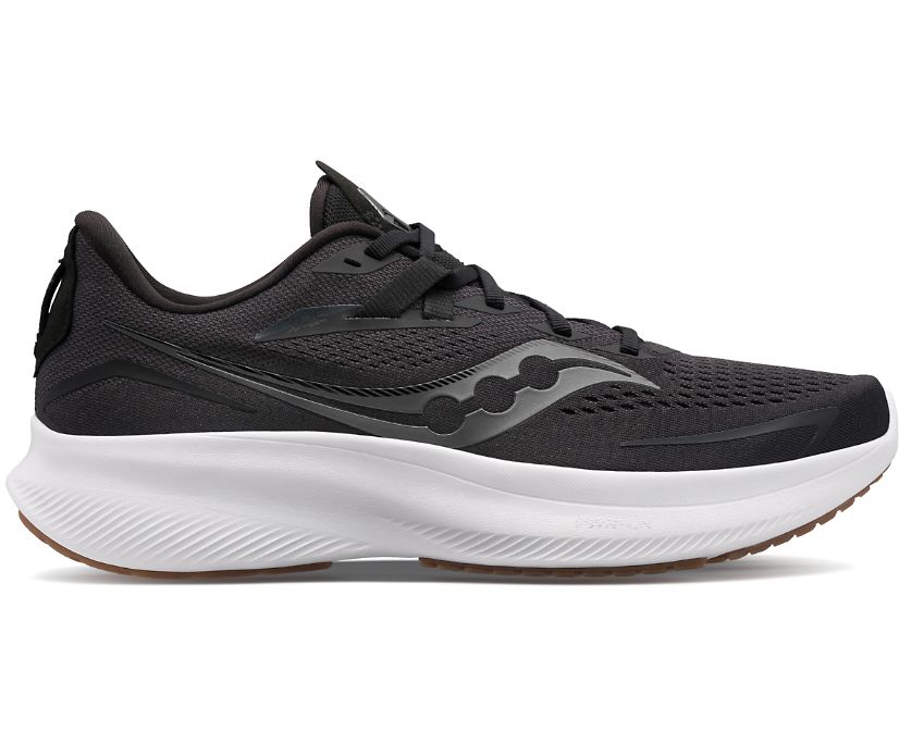 Saucony Ride 15 Kadın Koşu Ayakkabısı Siyah Gümüş | DOPYF84