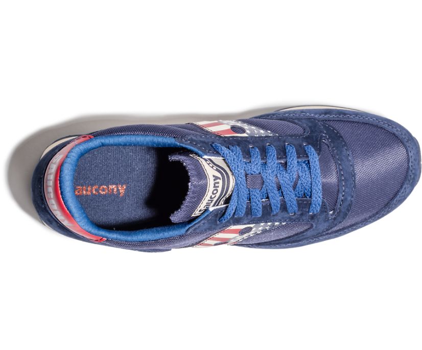 Saucony Stars & Stripes Jazz 81 Erkek Ayakkabı Kırmızı Beyaz Mavi | 3HPZN5X