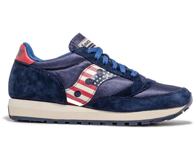 Saucony Stars & Stripes Jazz 81 Erkek Ayakkabı Kırmızı Beyaz Mavi | 3HPZN5X